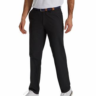 Men's Footjoy Golf Knit Pants Black NZ-510164